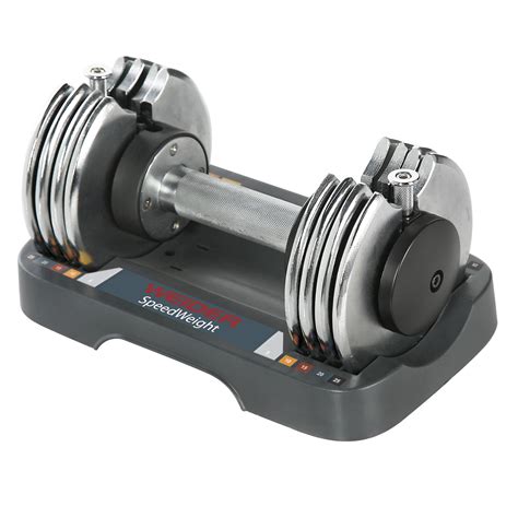 Sold as a pair, each dumbbell can easily adjust from 10 to 55 lbs. . Weider dumbbells